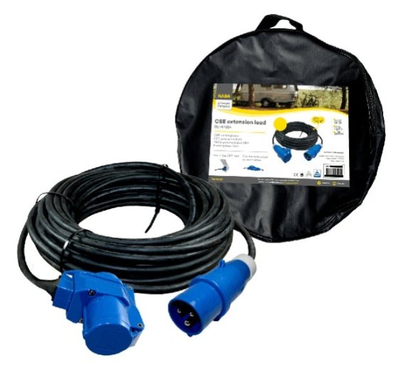 HABA CEE extension cable 10 m neoprene with angled connector