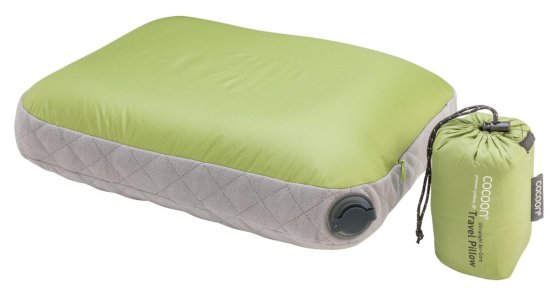 COCOON Air-Core Pillow Ultralight reiskussen wasabi/grijs