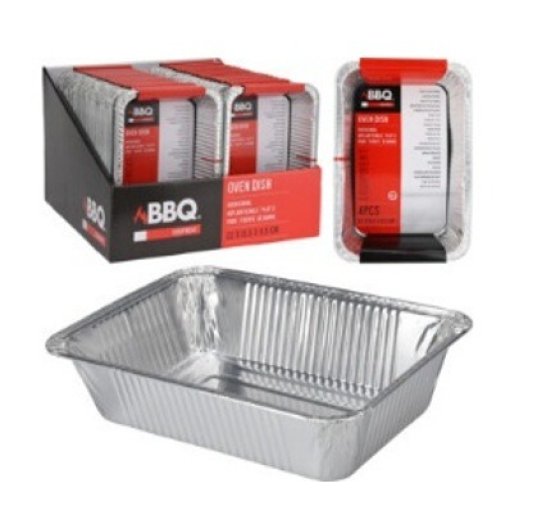 4X DIEPE GRILLSCHALEN BBQ
