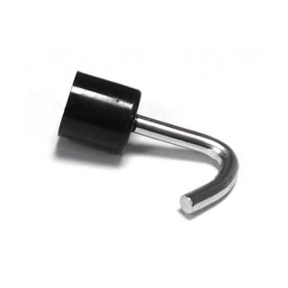 Embout de tente UMEFA avec crochet 19 mm noir lot de 3