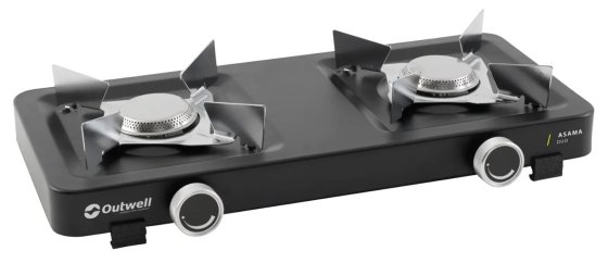 Outwell Asama Duo tragbarer Gaskocher mit 2 Brennern