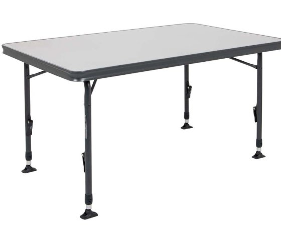 Crespo AP-247 Campingtisch 110 x 70 cm Aluminium schwarz