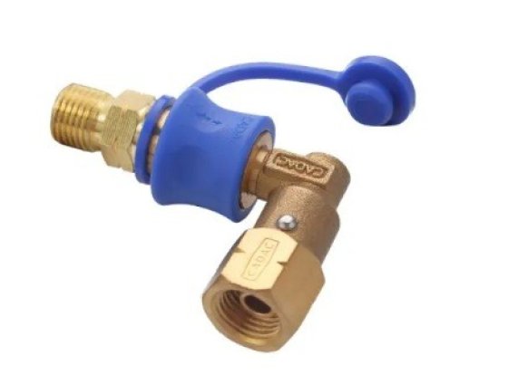CADAC raccord de gaz rotatif Quick Release 8 mm