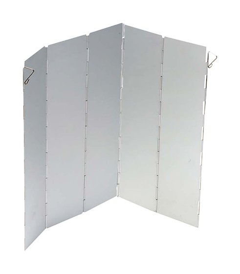 Bo-Camp aluminium kochwindschutz 5-teilig 50 x 36 cm