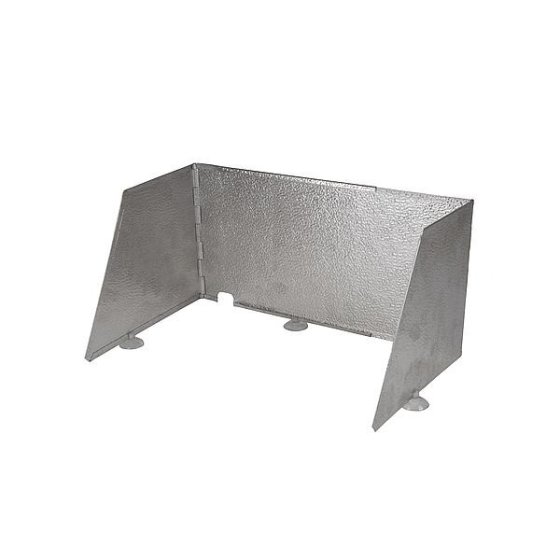 Crespo aluminium kochwindschutz verstellbar 38-60 cm