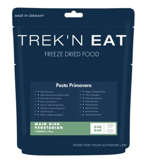 TREK'N EAT Pasta Primavera vegetarische Outdoor-Mahlzeit