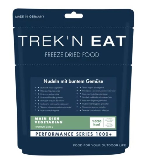 Trek'n Eat Pâtes aux légumes repas lyophilisé 240 g