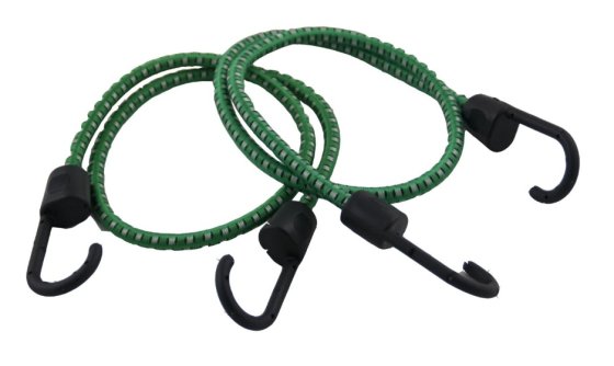 Ledent Spanngummis mit Haken 80 cm 8 mm heavy-duty 2 Stück
