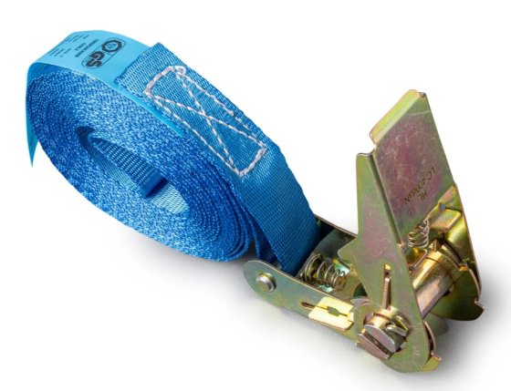 LEDENT Zurrgurt mit Ratsche 5 m blau