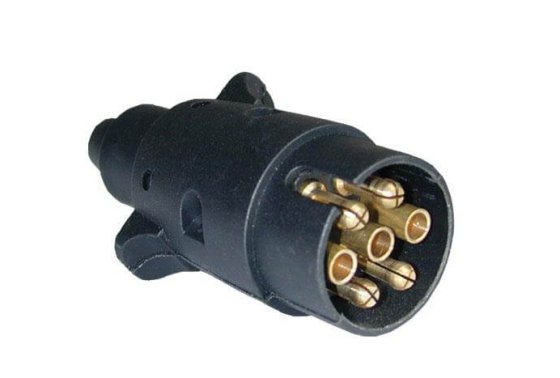 HABA 7-pin plug for caravan or trailer