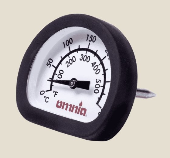 Omnia oven thermometer for camping oven