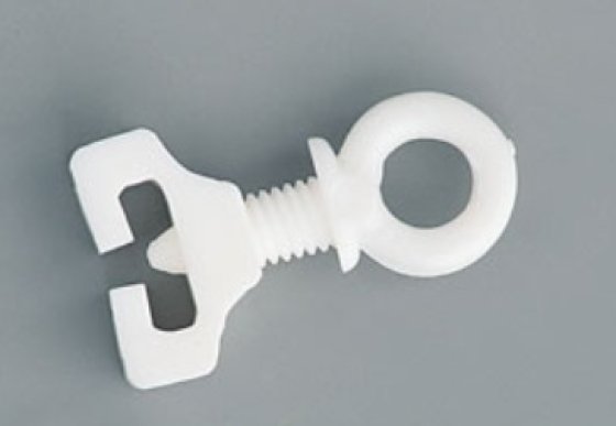 Trigano butées de rail en nylon pour I-rail lot de 4 blanc