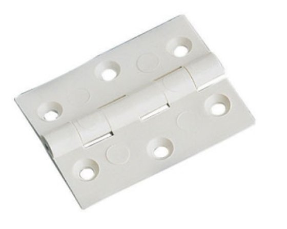 Charnière en nylon Trigano 50 x 40 mm blanc