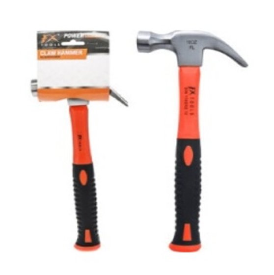 Marteau arrache-clou FX Tools avec manche en fibre orange