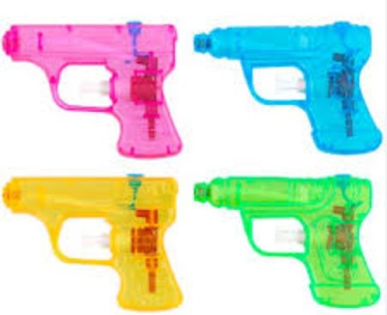 Koopman water pistol set 4 pieces 10.5 cm