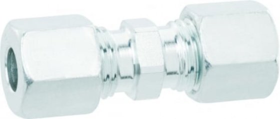 Raccord de gaz droit BADE 8 x 6 mm laiton
