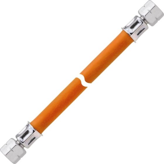 BADE rubber gas hose 1.5 m 8 mm orange