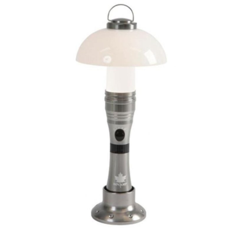 Bo-Camp Polaris table and flashlight 3W aluminium