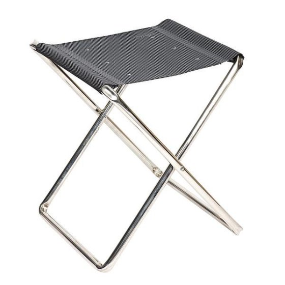 Crespo AL-302/40 camping stool and footrest dark grey