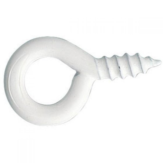 Trigano schroefoog 2,5 x 10 mm wit - set van 10