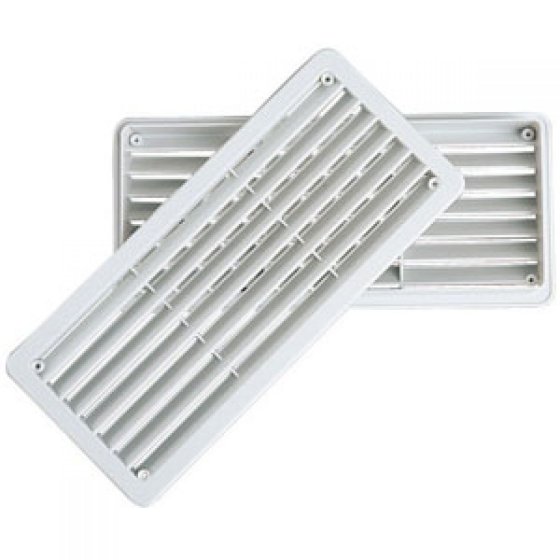 Trigano Lüftungsgitter für Wohnwagentür 254 x 105 mm weiß