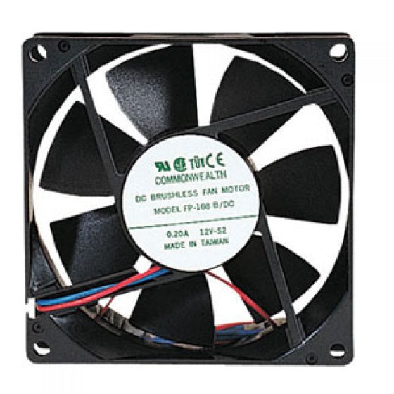 Ventilateur de réfrigérateur Trigano 12V avec sonde thermique 95 x 95 mm